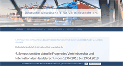 Desktop Screenshot of dgvertriebsrecht.de